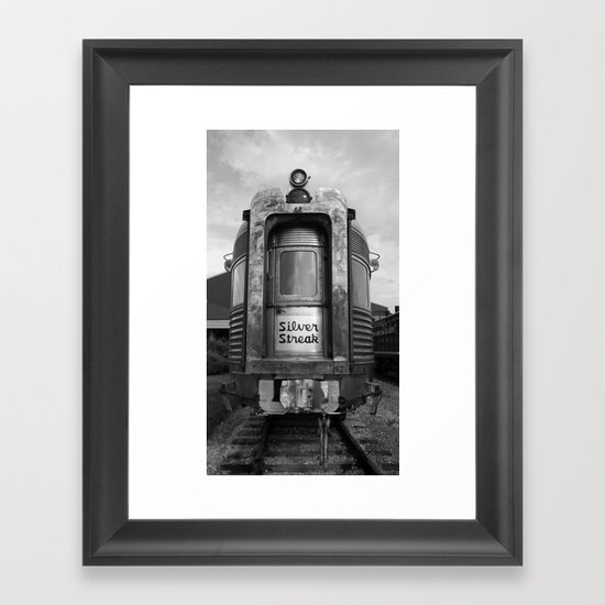 Silver Streak Framed Art Print