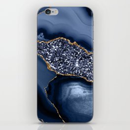 Agate Glitter Ocean Texture 05 iPhone Skin