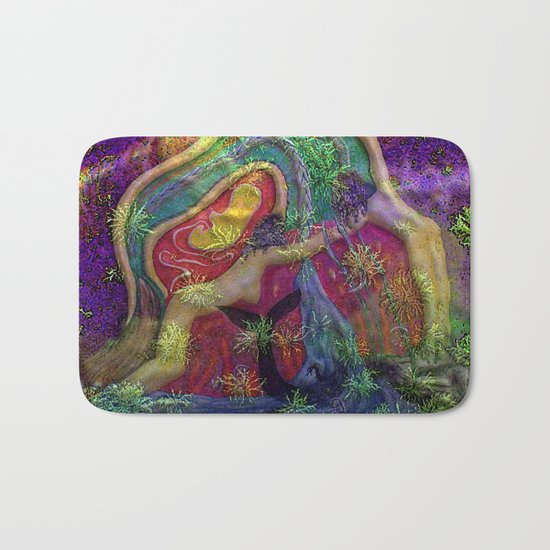 Wrapped in natures warm embrace the heart can seek a higher place Bath Mat