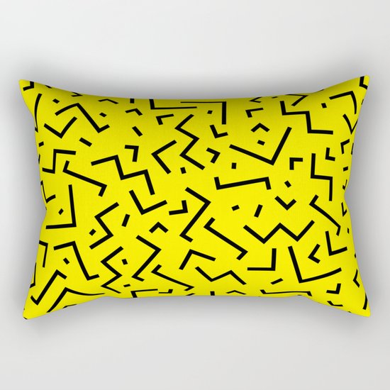 Memphis pattern 35 Rectangular Pillow