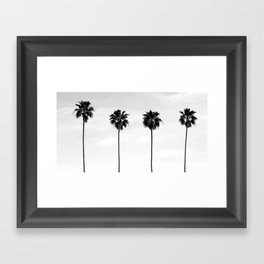 Palm Tree Noir #72 Framed Art Print