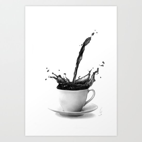 Coffee Art Print