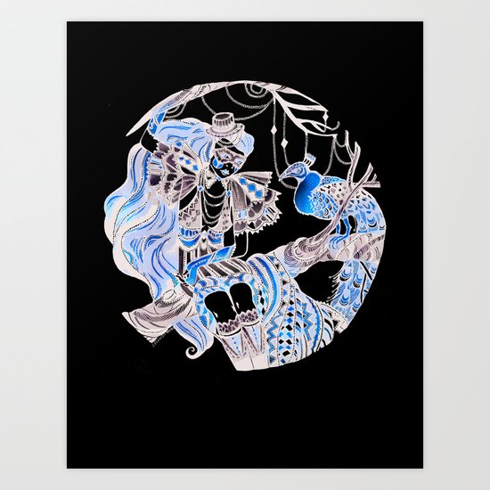 Harlequin Series 6 Art Print