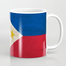 PHILIPPINES FLAG OLD WEATHERED VINTAGE FLAG PHILIPPINESCOLORS OF PHILIPPINES PRIDE TO BE PHILIPPINES CRUMPLED PHILIPPINES FLAG OLD LOOKING PHILIPPINES FLAG Coffee Mug