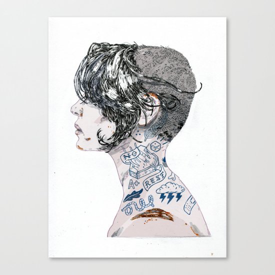 Aint no rest. Canvas Print