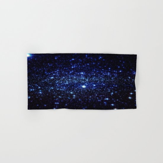 Dark Blue Stars Hand & Bath Towel