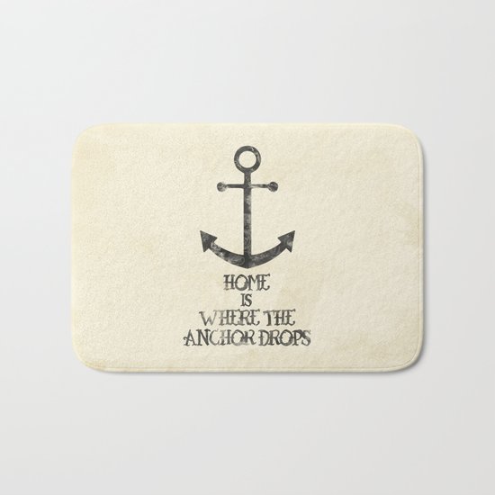 Where The Anchor Drops Bath Mat