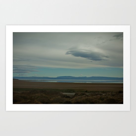 Lago Argentina Art Print