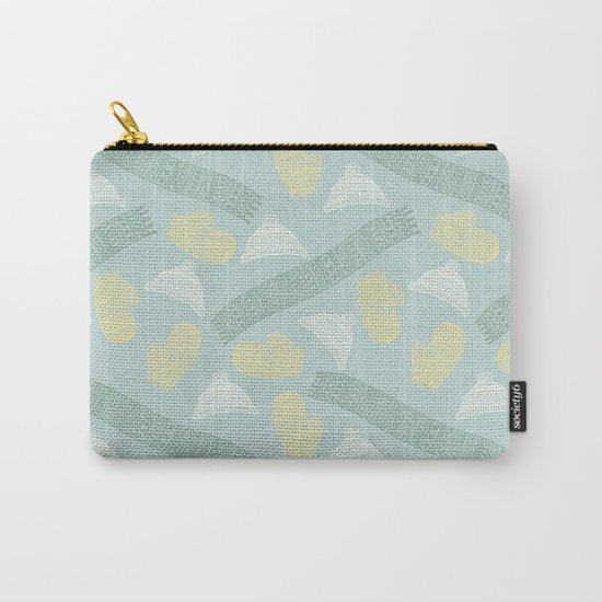 Merry Christmas- Winter fun pattern Carry-All Pouch