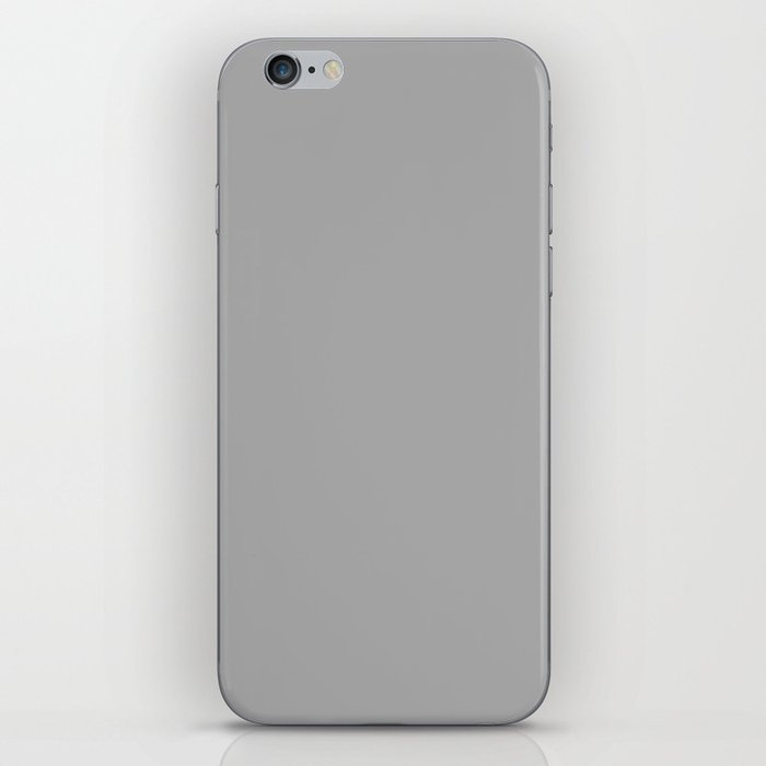 Dark Medium Gray - solid color iPhone Skin
