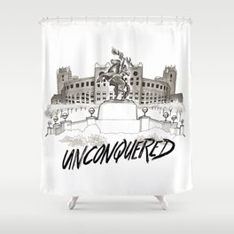 Unconquered - FSU Print Shower Curtain