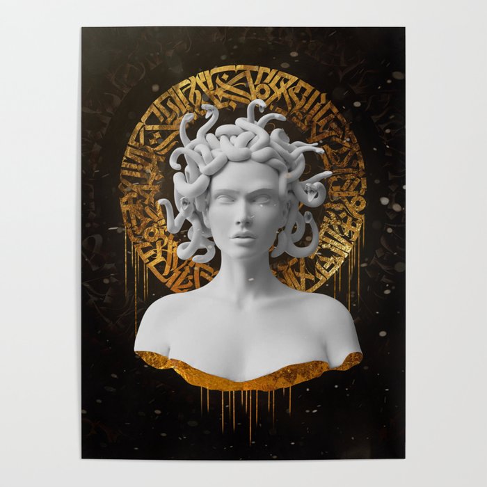 Medusa Aurora Poster