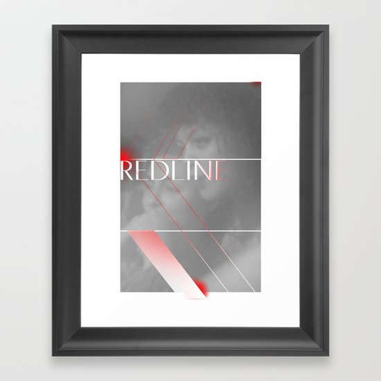 REDLINE Framed Art Print
