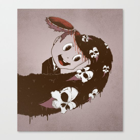Head Spill Canvas Print