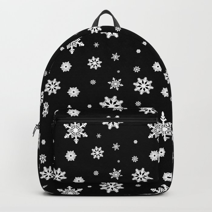 Snowflakes | Black & White Backpack