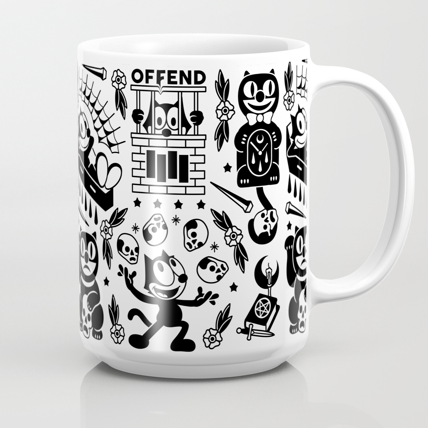 Felix The Cat Coffee Mug By Offendbrand Society6