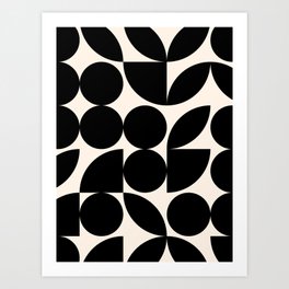 Modern Abstract Geometry Art Print