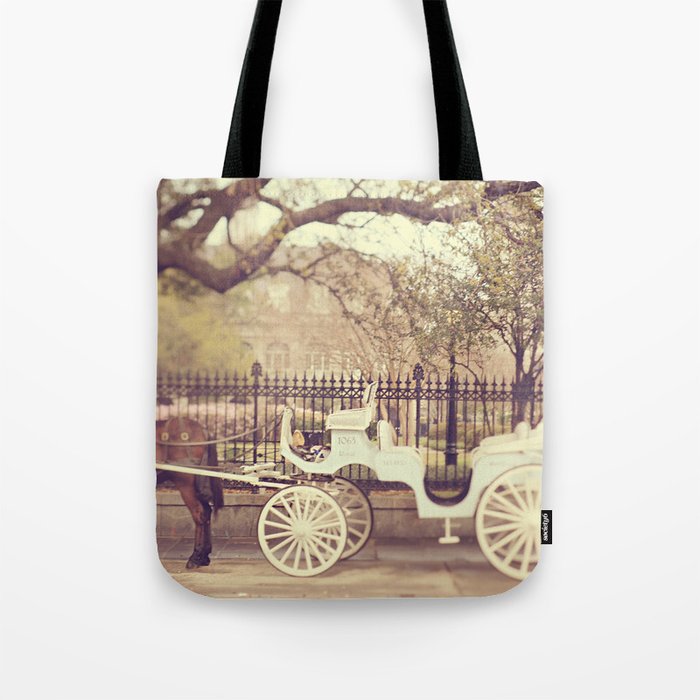 New Orleans Carriage Ride Tote Bag