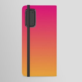 Ombre | Color Gradients | Gradient | Two Tone | Pink | Orange | Android Wallet Case