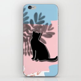 Folk Cat Illustration  iPhone Skin