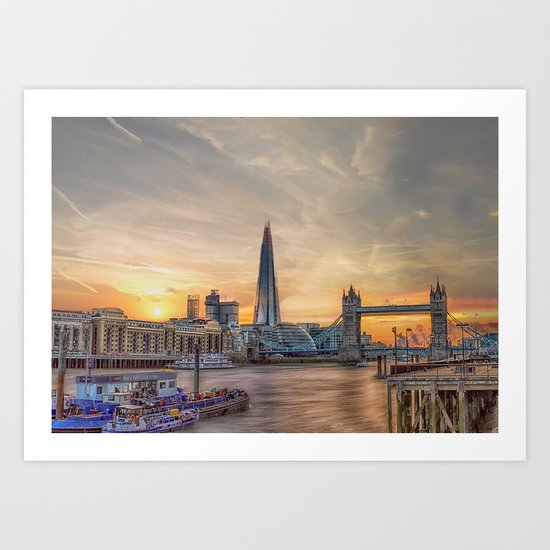London Summer time Art Print