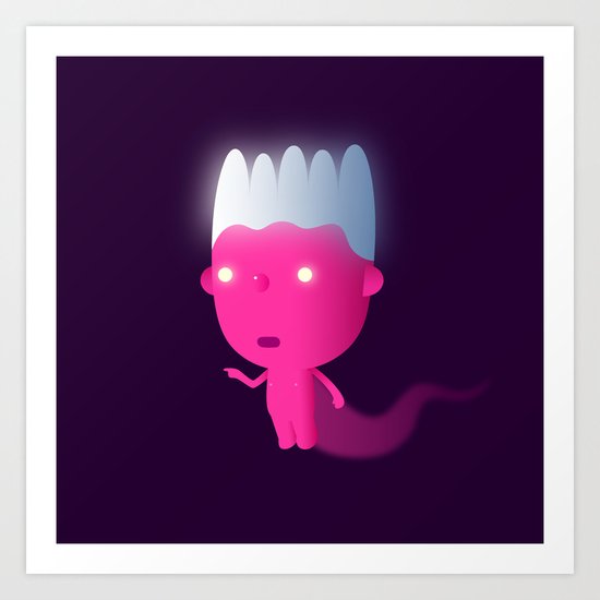 Something Spooky Art Print