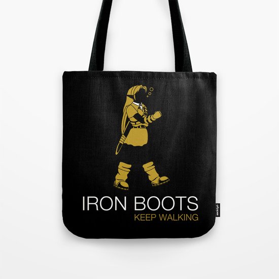 Iron Boots Tote Bag