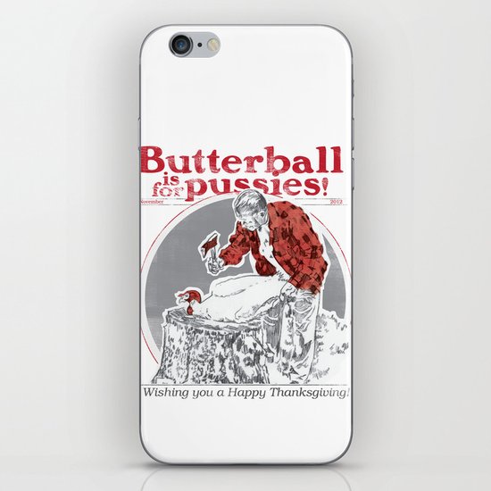 Happy Thanksgiving! iPhone & iPod Skin
