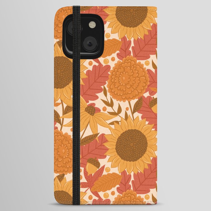 Sunflowers + Mums iPhone Wallet Case