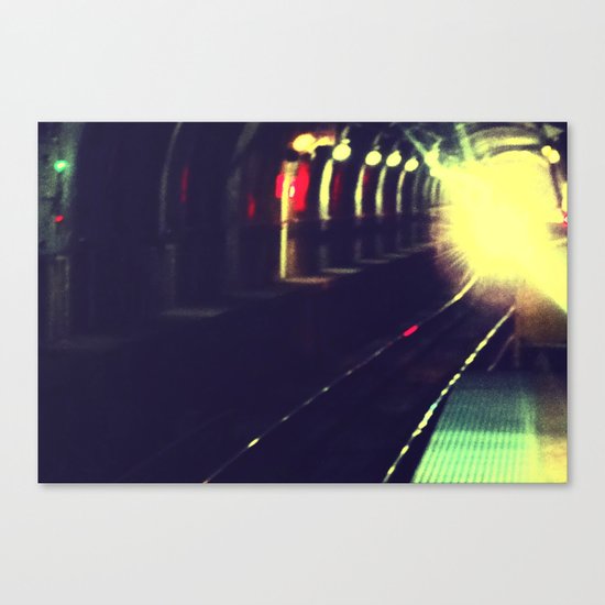 Do not walk into the light Canvas Print