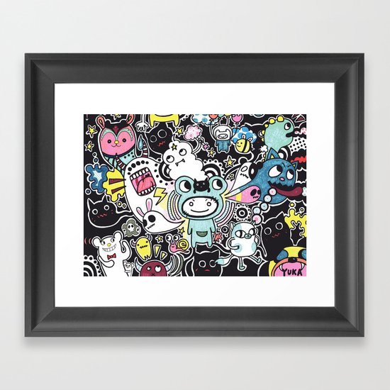 Adventure Remix Framed Art Print
