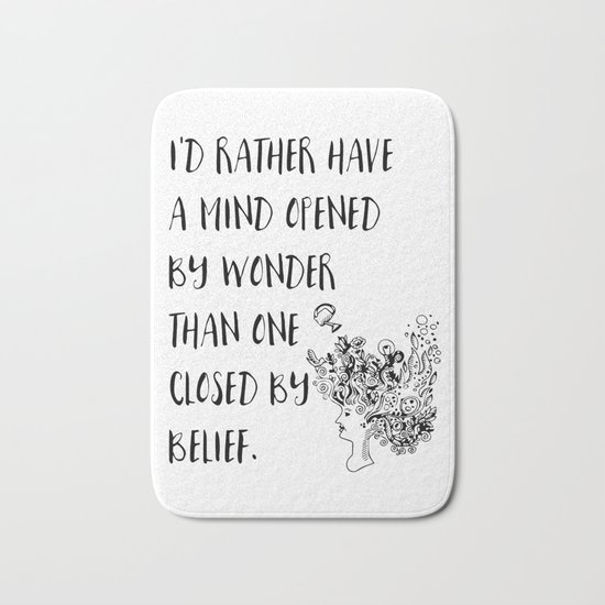 Open Mind Bath Mat