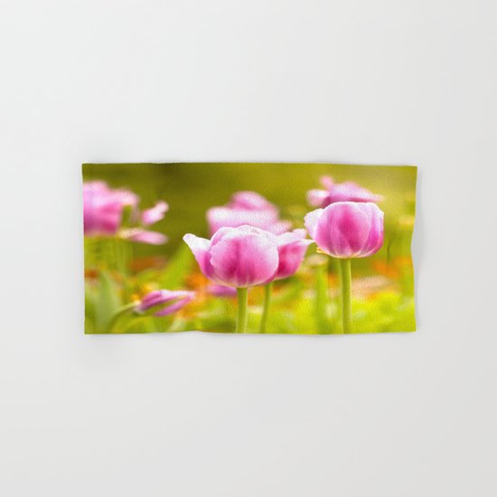 Joy Of Spring Flowers Hand & Bath Towel
