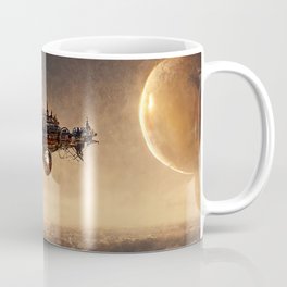 Steampunk Spaceship Mug