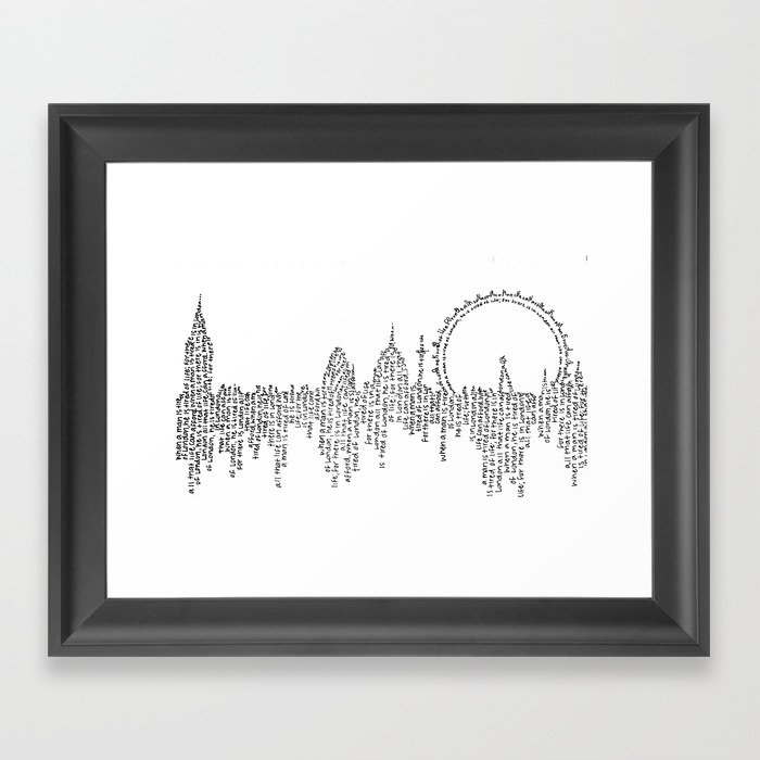 London Framed Art Print