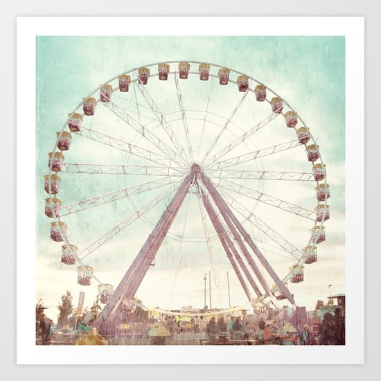 Big Wheel Art Print