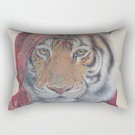 Indian Tiger Rectangular Pillow
