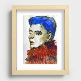 Face 22 Recessed Framed Print