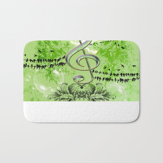 Decorative Clef Bath Mat
