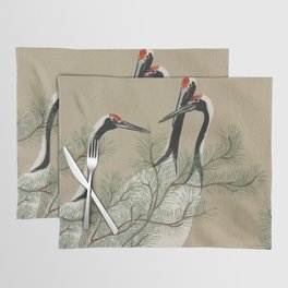 Cranes from Momoyogusa Placemat
