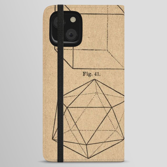 Crystal Geometry iPhone Wallet Case