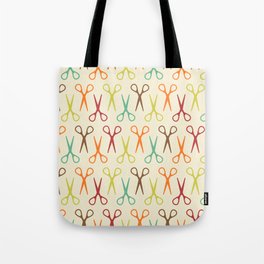 Seamless pattern with scissors Tote Bag