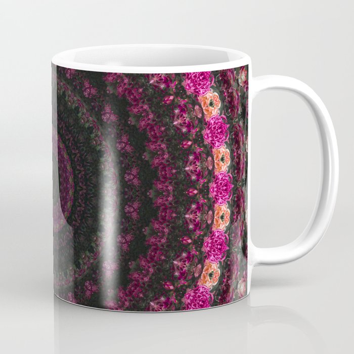 Flowery pink mandala Coffee Mug