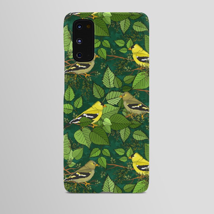 Goldfinch Forest Android Case