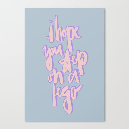 I Hope You Text Canvas Print