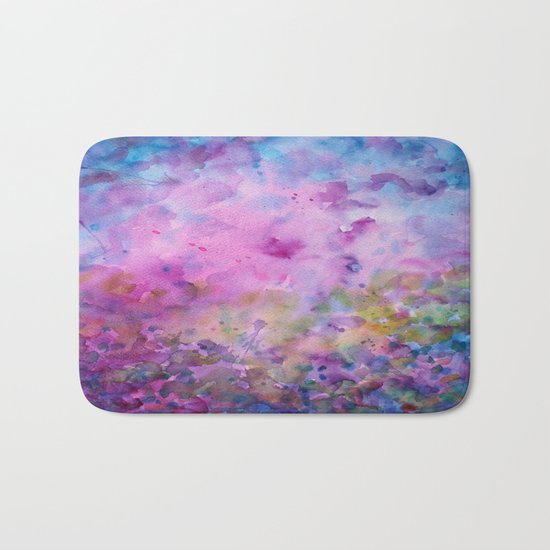 Purple Mystical Spring Bath Mat