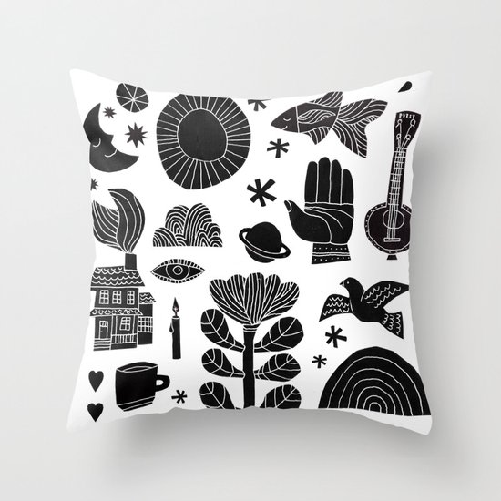 Favorite Things Throw Pillow