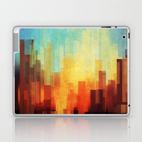 Urban sunset Laptop & iPad Skin