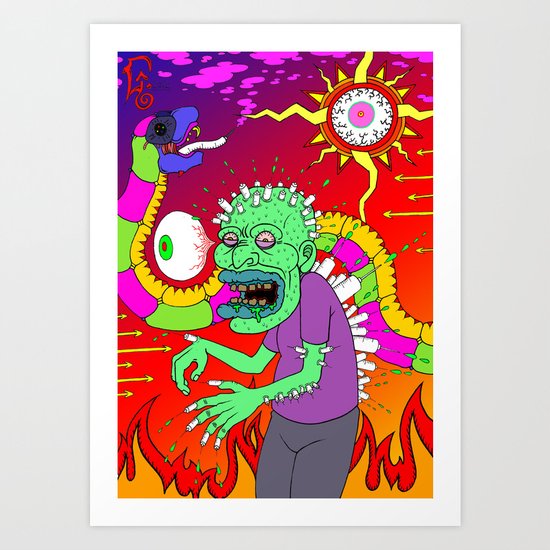 Hero-In Art Print