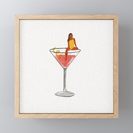 Cosmo Girl Framed Mini Art Print